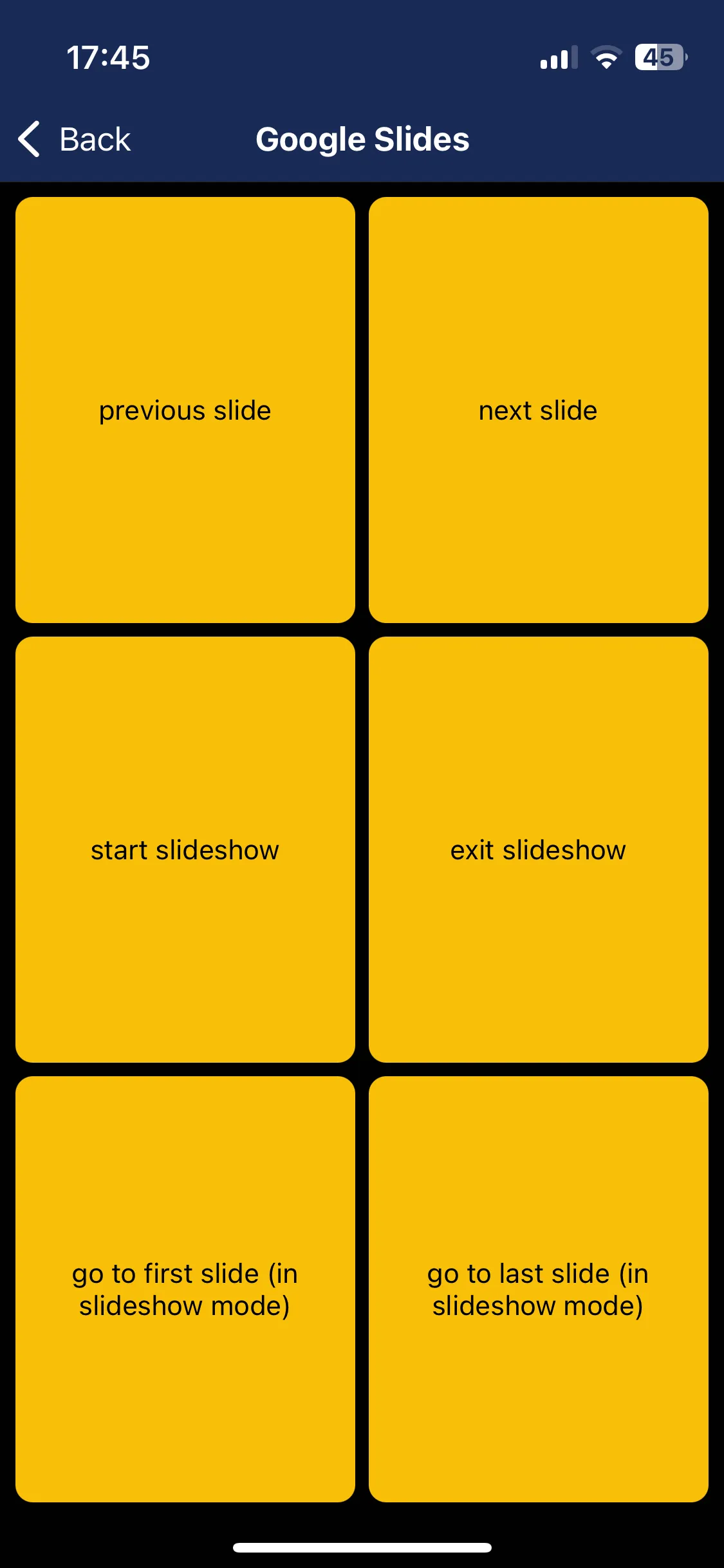 Google Slides remote