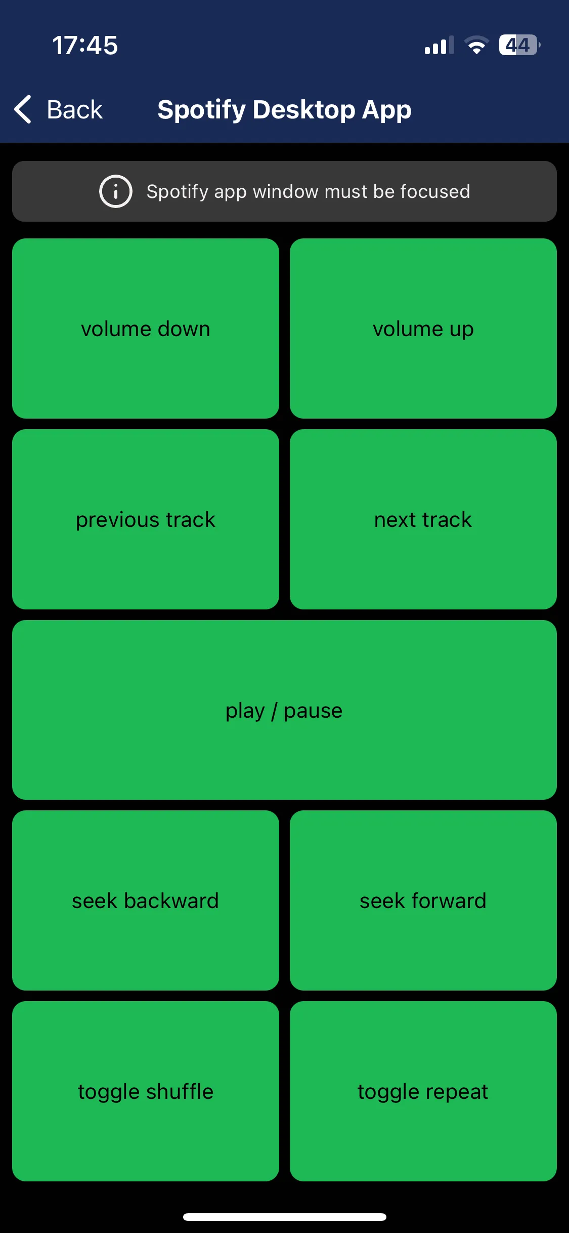 Spotify remote